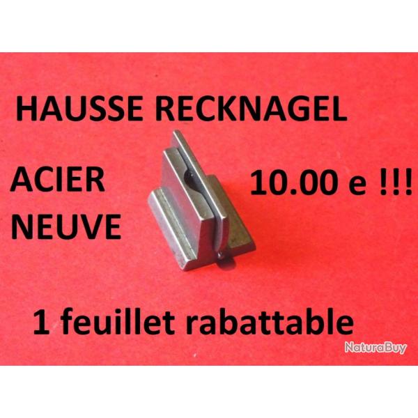 NEUVE hausse RECKNAGEL 1 feuillet rabattable DRILLING MIXTE EXPRESS  10.00 Euros !!!!!!! (HU240)