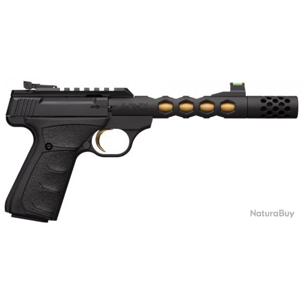 Pistolet BROWNING Buck Mark PLUS Vision Black/Gold UFX calibre 22Lr