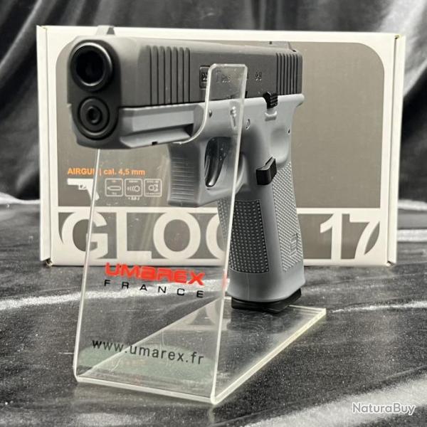 PISTOLET "GLOCK 17 GEN5" - CO2 - CAL BB/4.5MM - BLACK TUNGSTEN GRAY