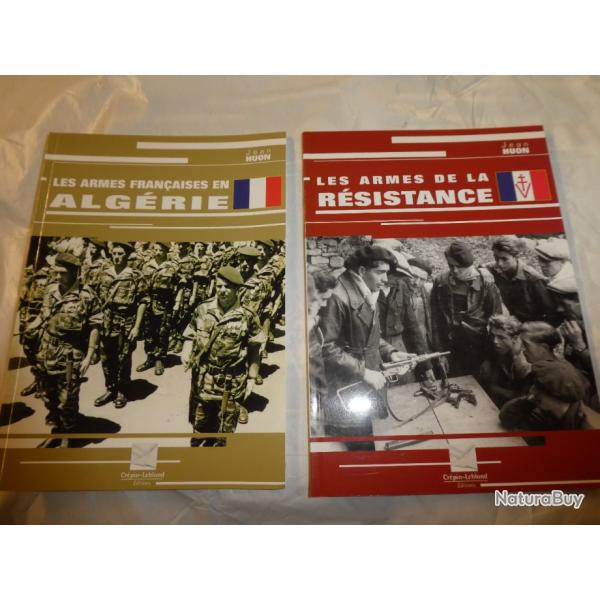 livres: les armes Franaises e Algerie+ les armes de la rsistances