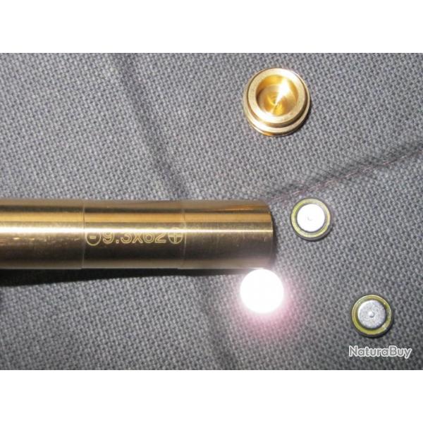 Balles cal 9,3x62 pour rglage optique laser