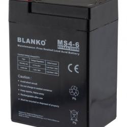 ( MS4-6)Batterie rechargeable MS4-6 6 volts