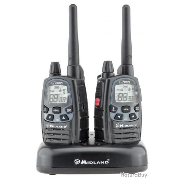 ( Deux talkies G7 PRO + chargeur)Talkies-walkies G7 PRO - Midland