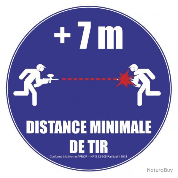 ( Panneau NF distance de tir)Panneau NF distance de tir