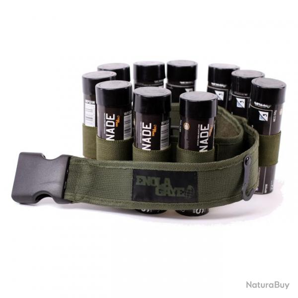 ( CEINTURE OLIVE pour 10 FUMIGNES - ENOLA GAYE)Ceinture pour 10 fumignes  Enola gaye