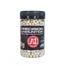 ( 0.40gx1000)Billes Airsoft 6mm Accuracy Int. 0.40g x 1000 blanches