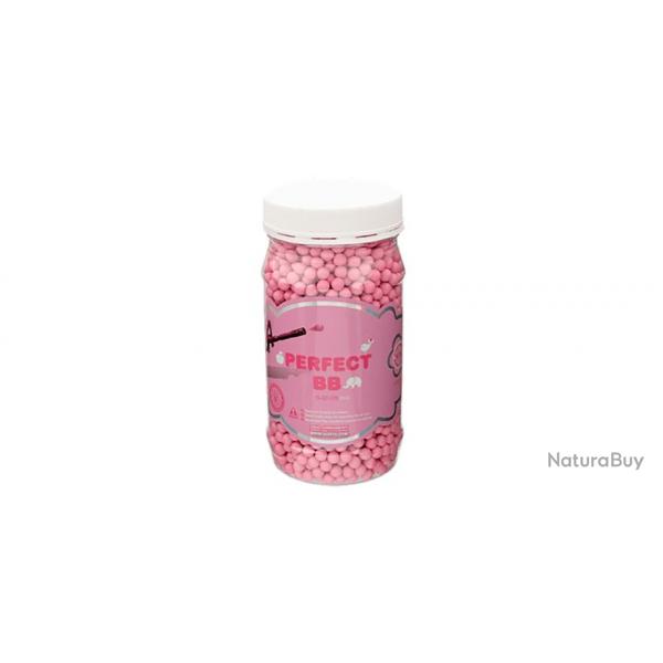 ( BB BILLES GG 0.20grs POT DE 2400 billes ROSE)Billes Airsoft 6mm 0.20g en pot de 2400 billes rose