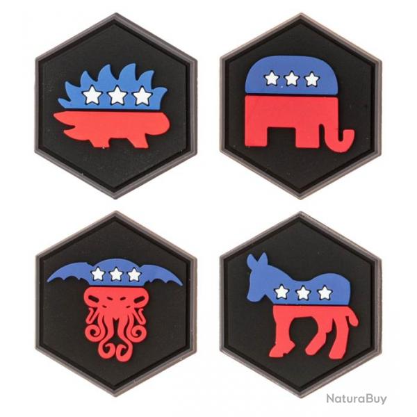 ( CHEVAL / DEMOCRATES)Patch Sentinel Gear POLITICS series