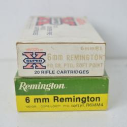 Lot de 18 Balles Calibre 6mm Remington
