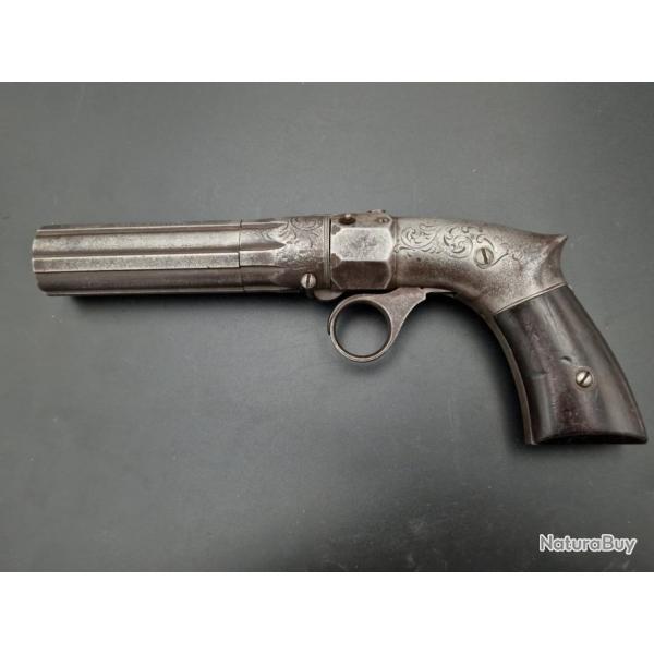 POIVRIERE PEPPERBOXES ROBBINS & LAWRENCE CALIBRE 31 7000EX de 1851  1854 - USA XIX U.S.A. XIX eme 