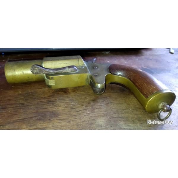Authentique Pistolet  Lance Fuse WW1 Franais Chobert-Paris