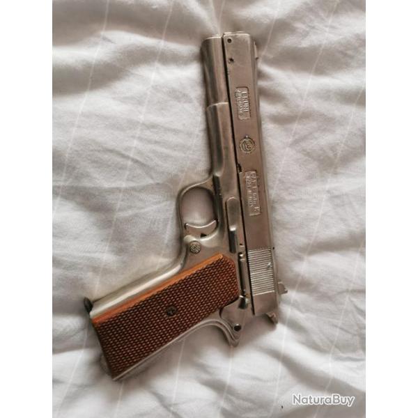 Pistolet d'alarme Bruni 8mm  blanc