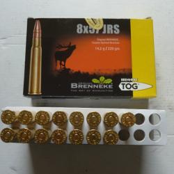 15 balles BRENNEKE TOG 220 grs al. 8x57 JRS
