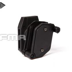 FMA IPSC Support Chargeur de vitesse multi-angle Gear Mag Holster / Lot de 2 noirs