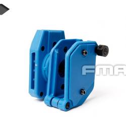 FMA IPSC Support Chargeur de vitesse multi-angle Gear Mag Holster /  1 bleu - 1 jaune
