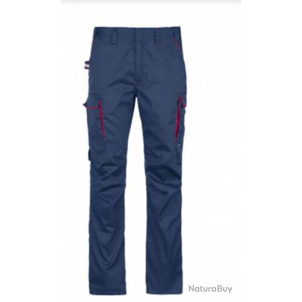 Pantalon de travaille Ducati- bleu marine/rouge - taille 56