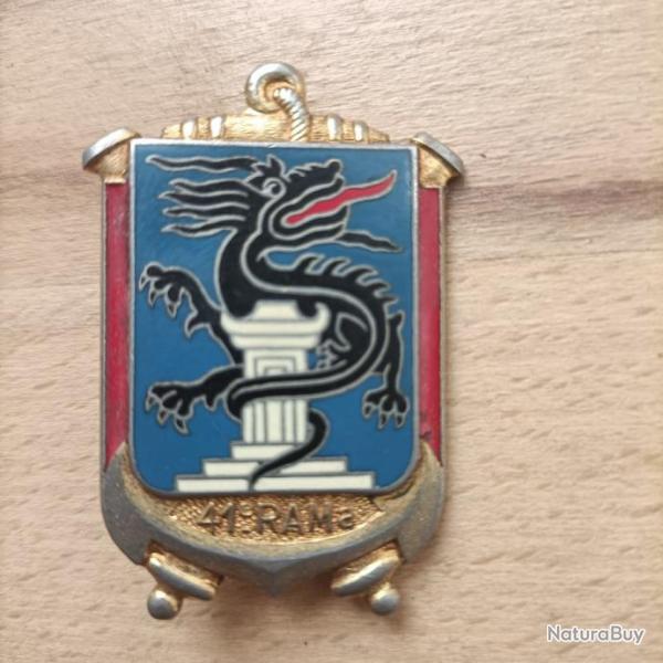 INSIGNE 41 REGIMENT D'ARTILLERIE DE MARINE - 41 RAMa