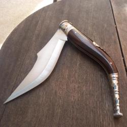Géant et Solide Couteau à palme Espagnol  53 cm Manche en Pallissandre