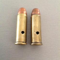 2 balles neutralisées calibre 44 Rem Mag