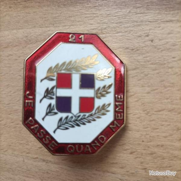 INSIGNE 21 REGIMENT D'INFANTERIE