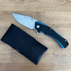 Couteau Kansept Knives Hélix bleu/noir