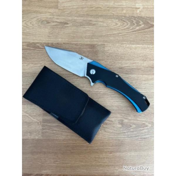 Couteau Kansept Knives Hlix bleu/noir