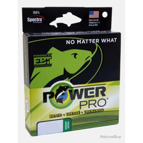 TRESSE SPECTRA POWER PRO MOSS GREEN 275m 0,43