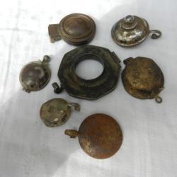 lot de pièces détachées pour pipes allemandes 1870/1914 - pièces de fouille