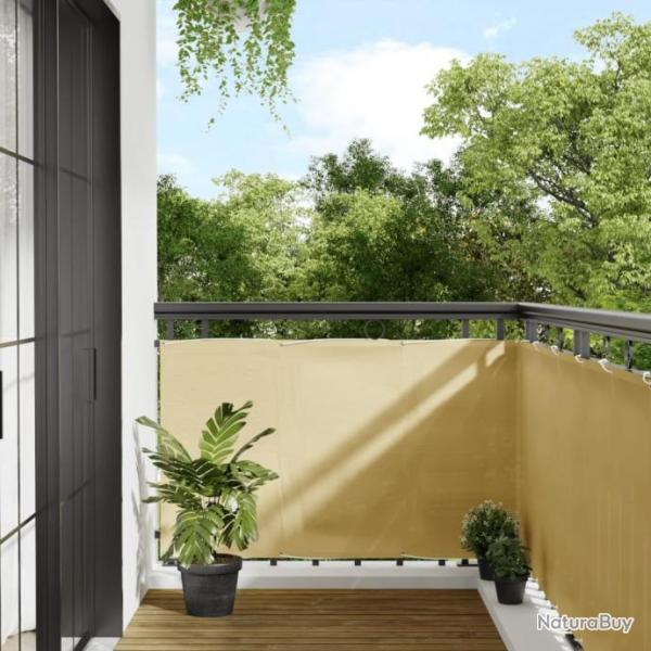cran de balcon sable 90x400 cm 100% polyester oxford