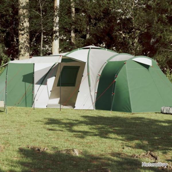 Tente de camping 12 personnes vert impermable