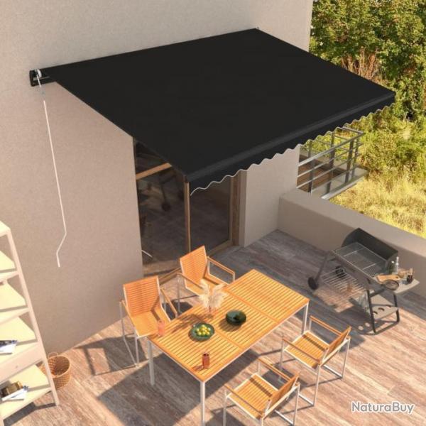 Auvent automatique rtractable 500x300 cm Anthracite