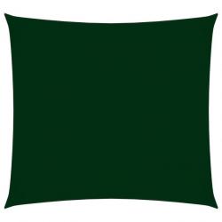 Voile de parasol tissu oxford carré 4x4 m vert foncé