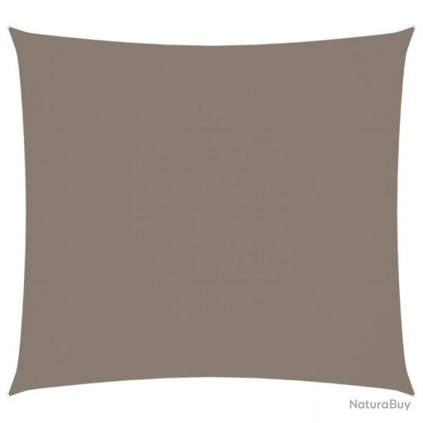 Voile de parasol tissu oxford rectangulaire 2,5x3 m taupe