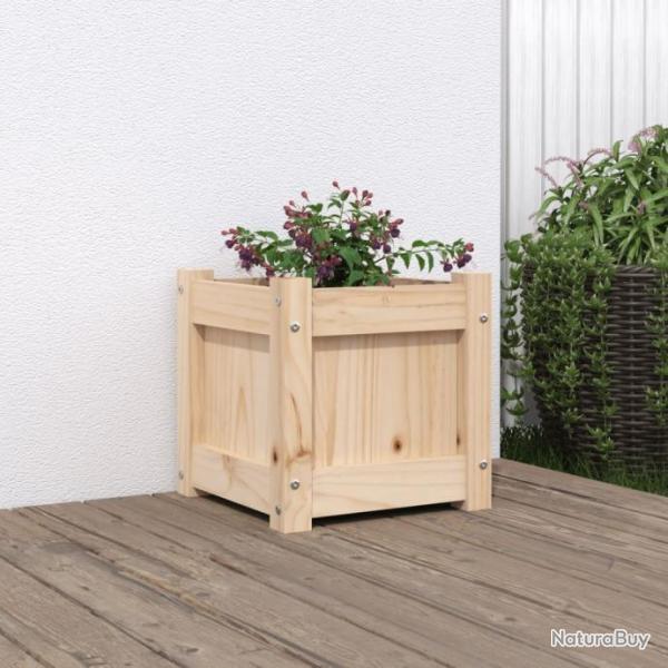 Jardinire 31x31x31 cm bois de pin massif