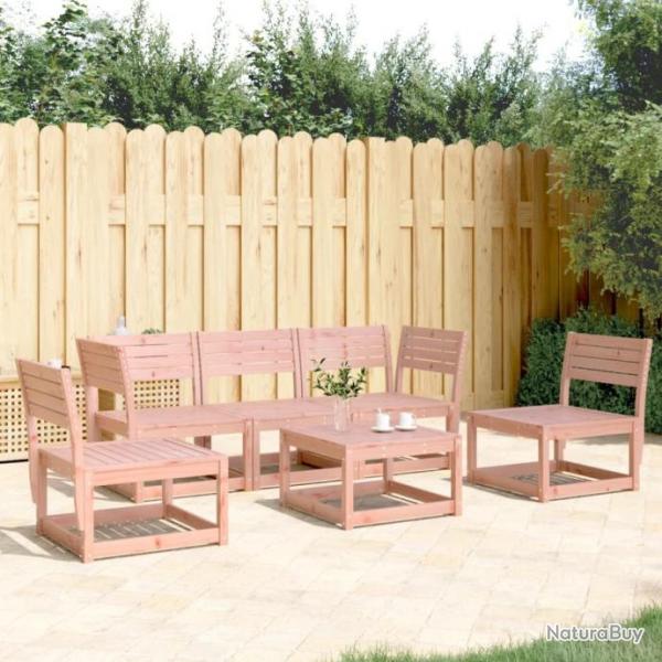 Salon de jardin 5 pcs bois massif de douglas