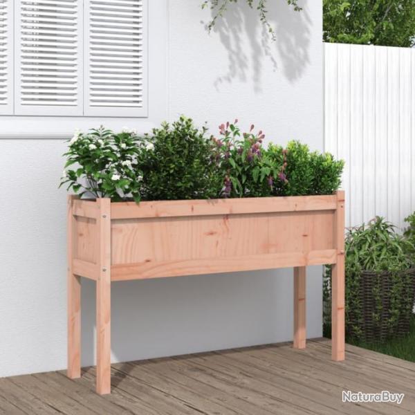 Jardinires avec pieds 110x31x70 cm bois massif douglas