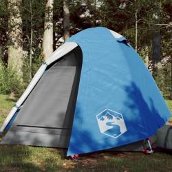 Tente de camping 2 personnes bleu imperméable