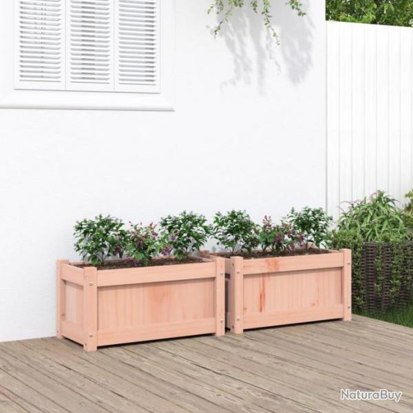 Jardinires 2 pcs bois massif douglas