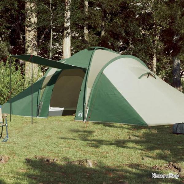 Tente de camping 6 personnes vert impermable