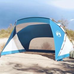 Tente de plage bleu azuré 274x178x170/148 cm taffetas 185T