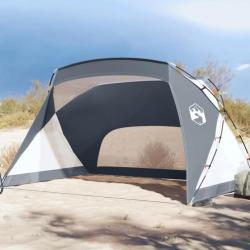 Tente de plage gris 274x178x170/148 cm taffetas 185T