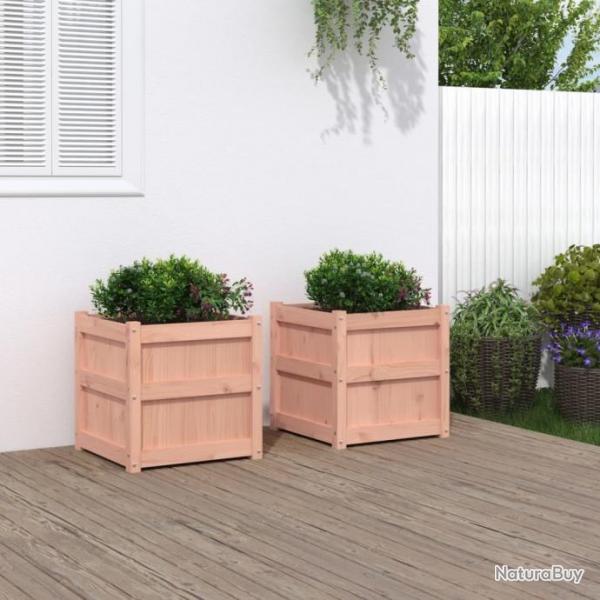 Jardinires 2 pcs bois massif douglas