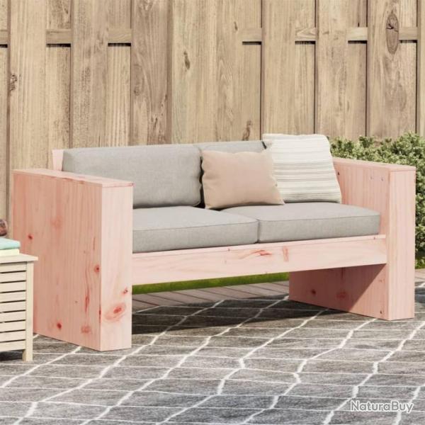 Canap de jardin 2 places 134x60x62 cm bois massif de douglas