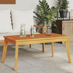 Table à manger de jardin 100x55x45 cm bois massif d'acacia