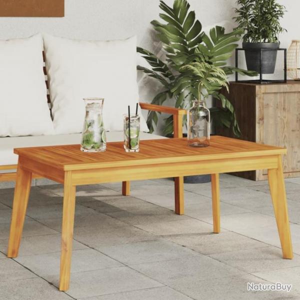 Table  manger de jardin 100x55x45 cm bois massif d'acacia