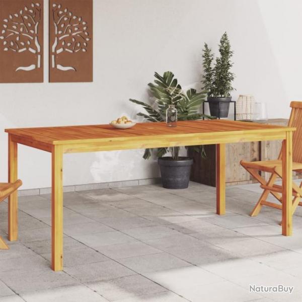 Table  manger de jardin 180x90x75 cm bois massif d'acacia