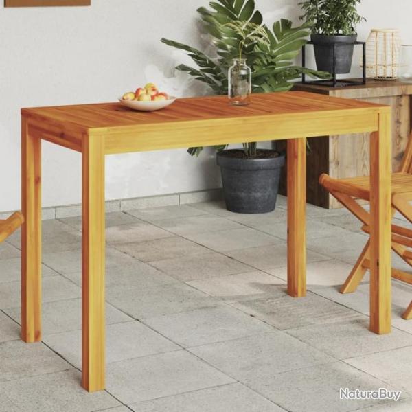 Table  manger de jardin 110x55x75 cm bois massif d'acacia