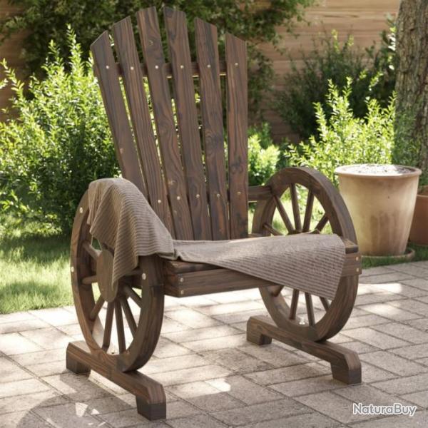 Chaises de jardin Adirondack 2 pcs bois de sapin massif