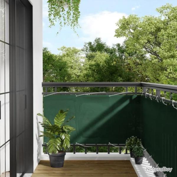 cran de balcon vert fonc 75x1000 cm 100% polyester oxford