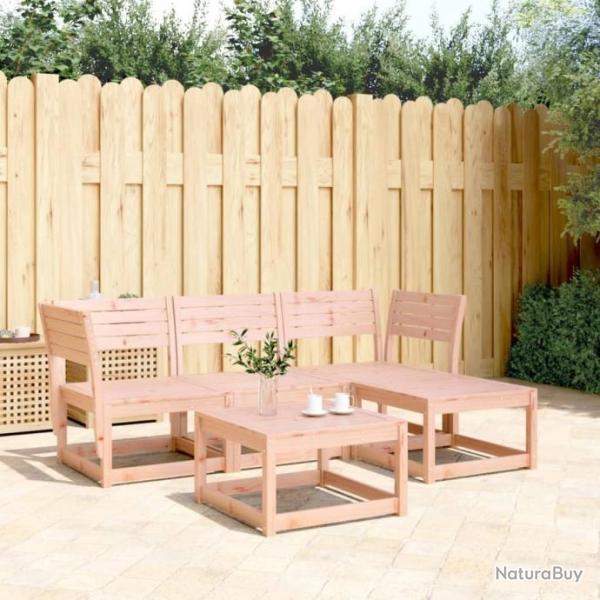 Salon de jardin 4 pcs bois massif douglas